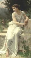 Guillaume Seignac - Young woman of Pompeii on a terrace